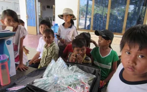 A group of children in Vietnam